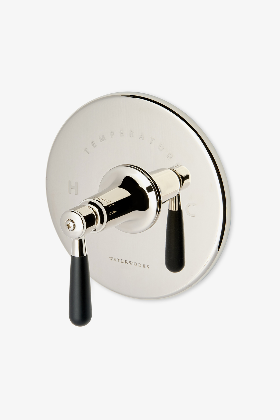 Riverun Single Thermostatic Control Valve Trim With Two Tone Tri Spoke