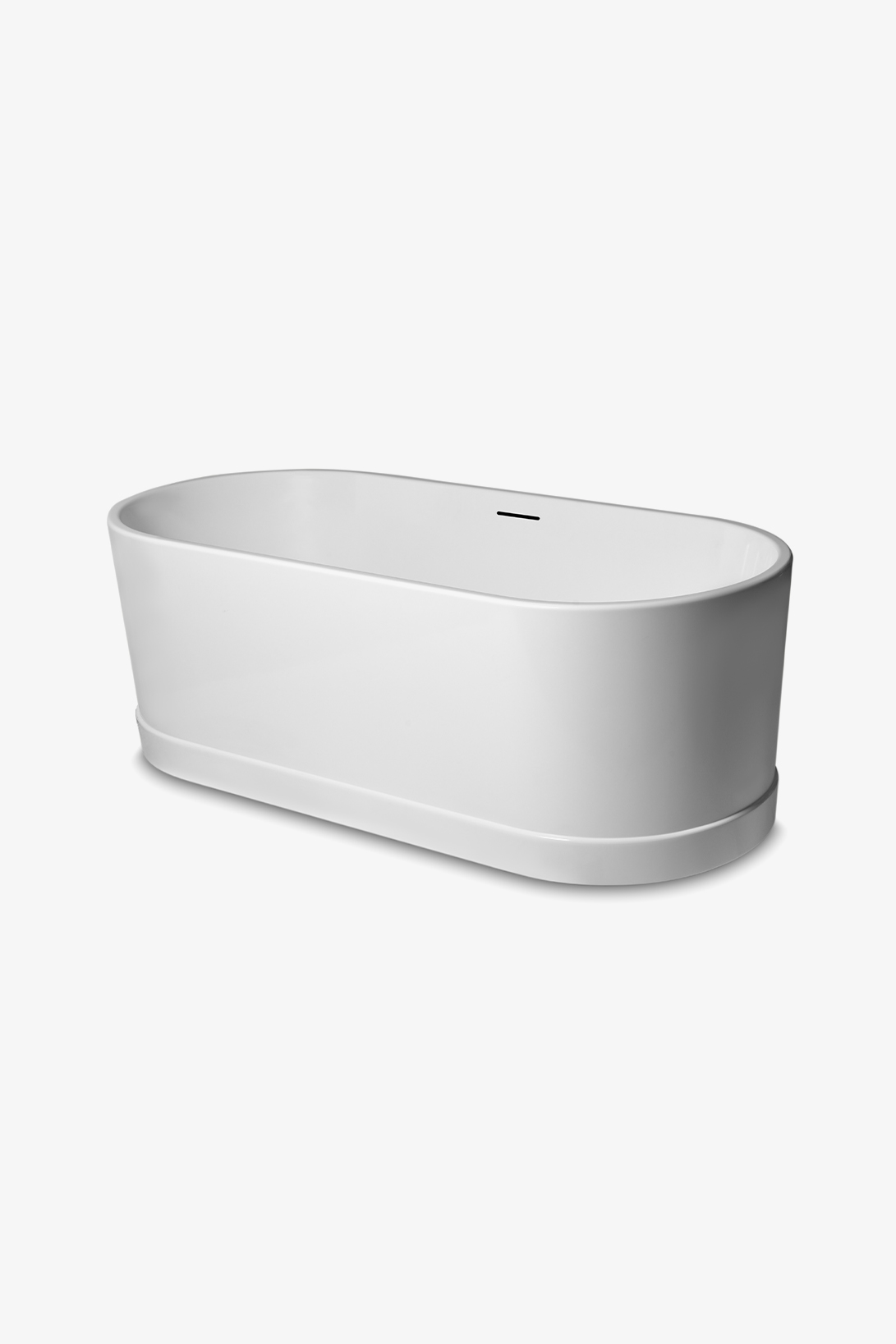 Moneta Asymmetric Mini Oval Bathtub (H-45)