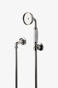 Discover Easton Classic Handshower On Hook with White Porcelain Handle ...